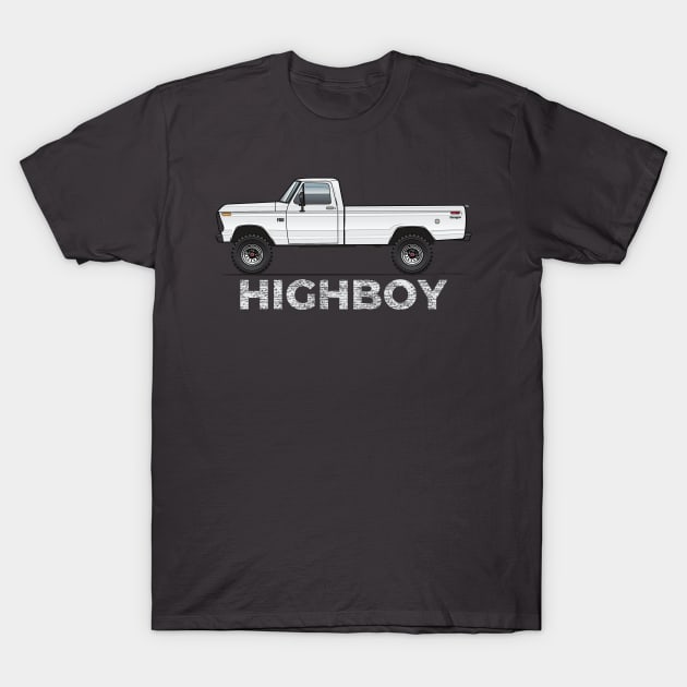 Highboy White T-Shirt by JRCustoms44